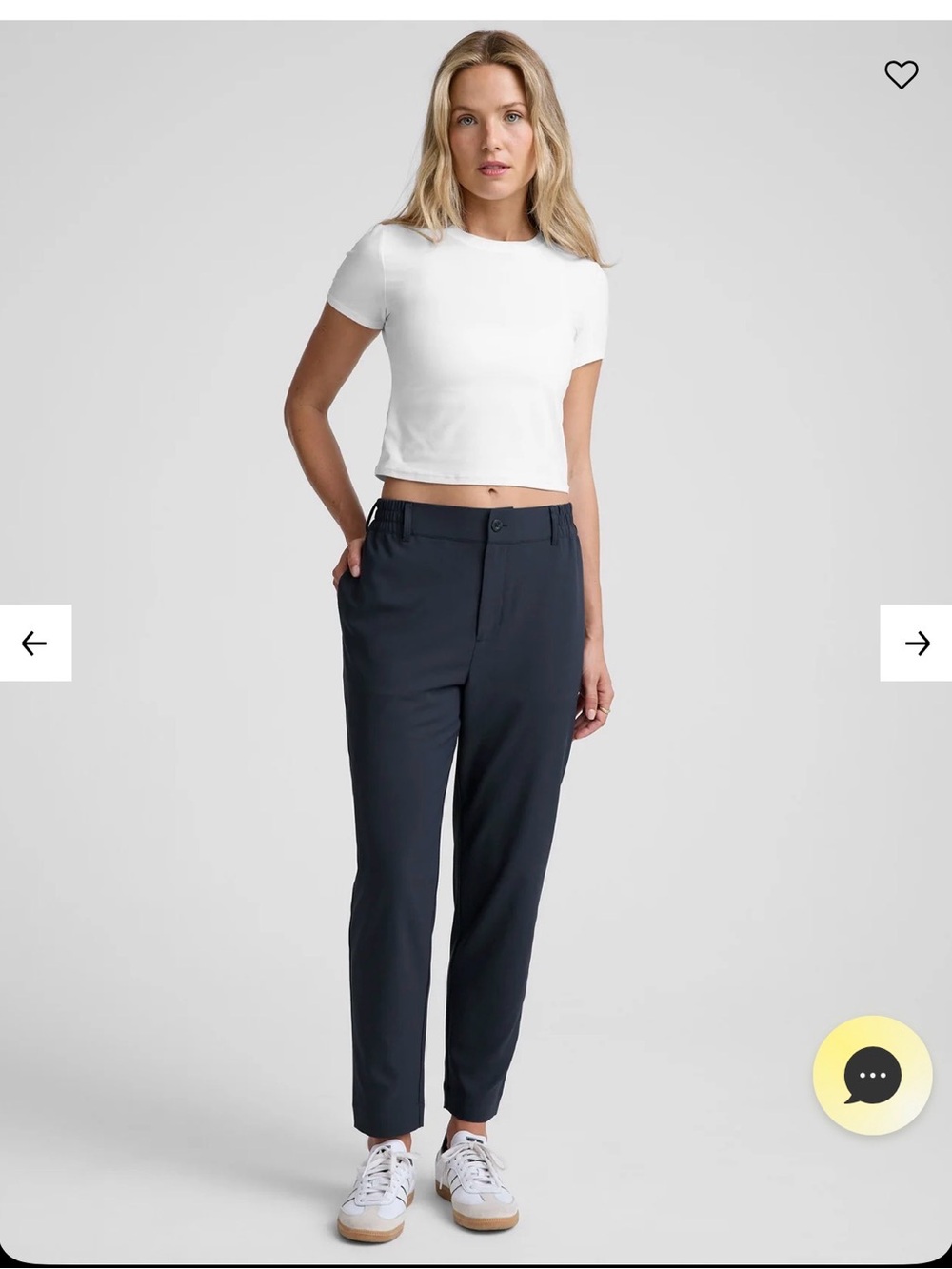 Beyond Yoga Status Tapered Pant in Navy Size XS